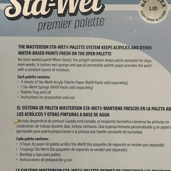 Art Supply Set Golden Heavy Body Paint Lot of 27 with Brushes, Canvas, Sta-Wet - Picture 6 of 16